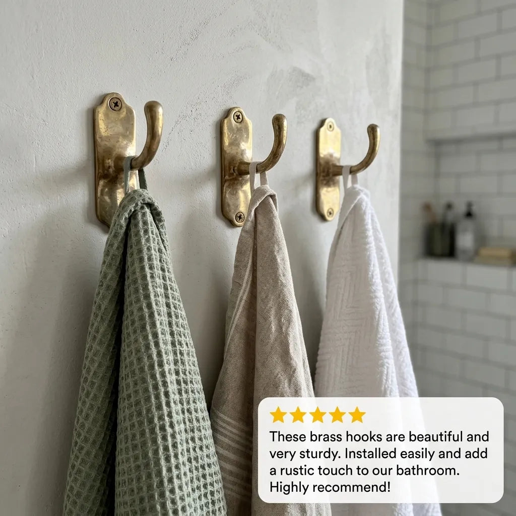 Heritage Brass Curved Wall Hook with Decorative Backplate